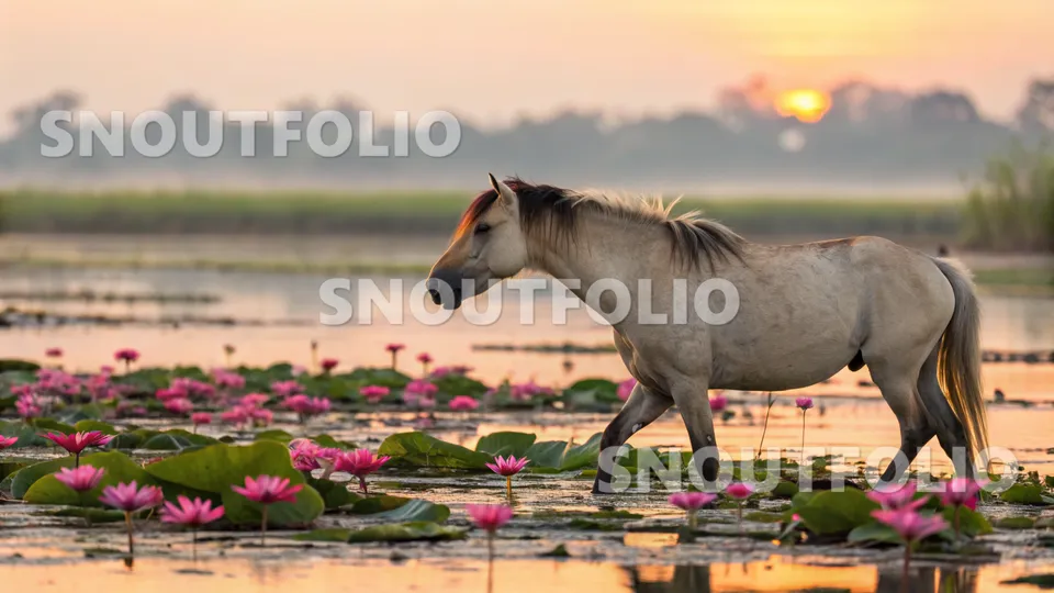 Calm Whimsy of the Manipuri horse