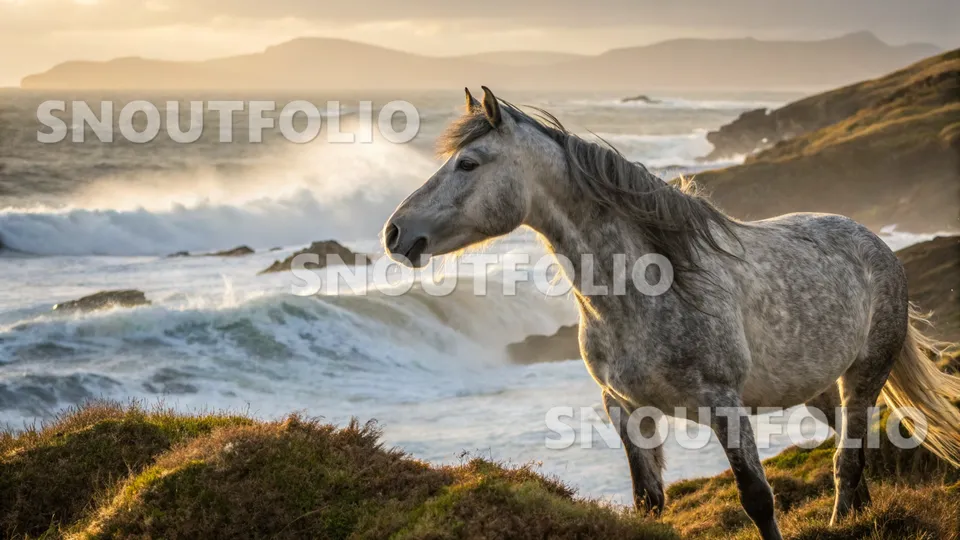 Silent Flare of the Connemara horse