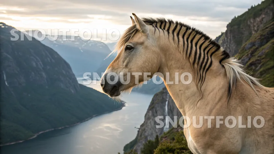 Graceful Sight of the Fjord