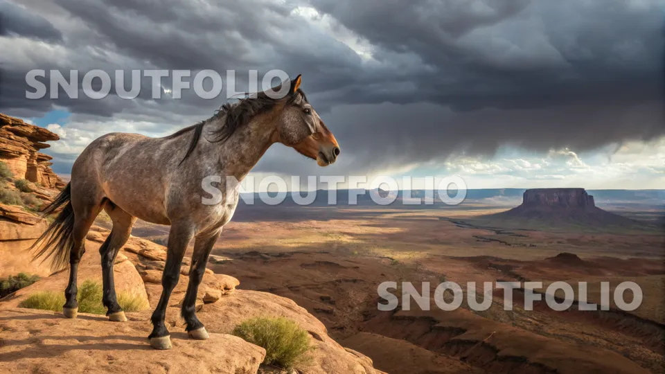 Noble Presence of the Mustang