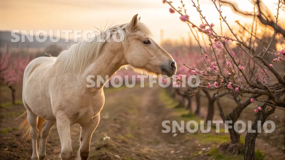 Golden Stride of the American Walking horse