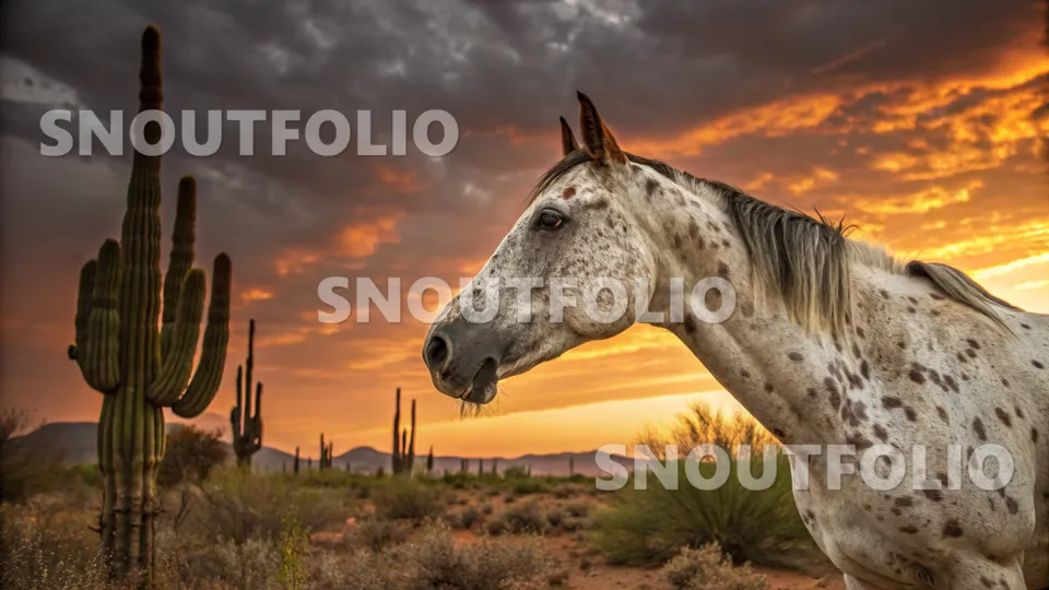 Faithful Pose of the AraAppaloosa