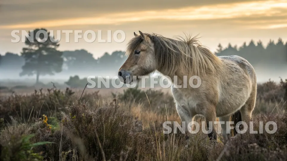 Charming Whimsy of the Dülmen horse