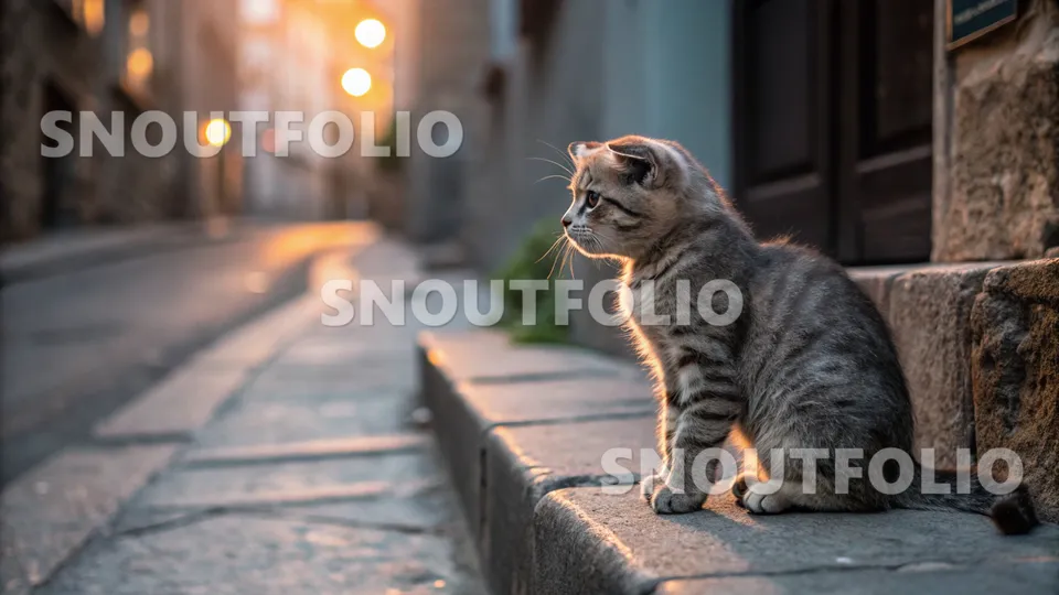 Golden Sight of the Scottish Fold-Oriental Mix