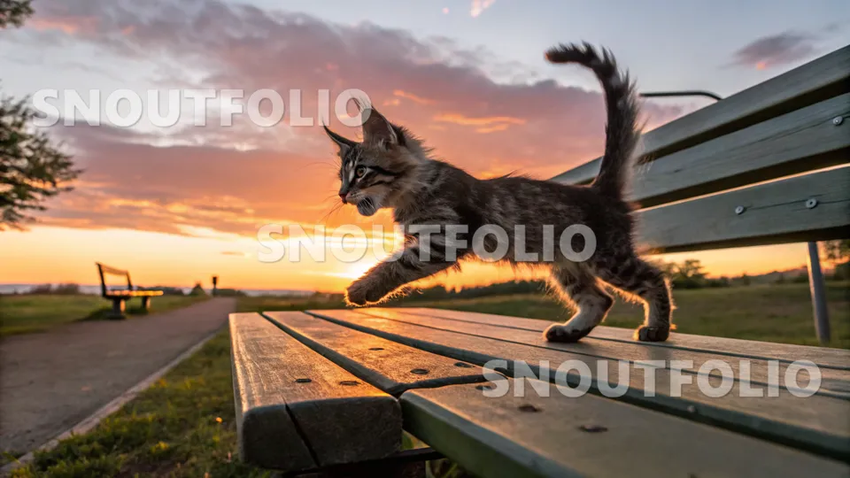 Playful Spirit of the Siamese-Maine Coon Mix