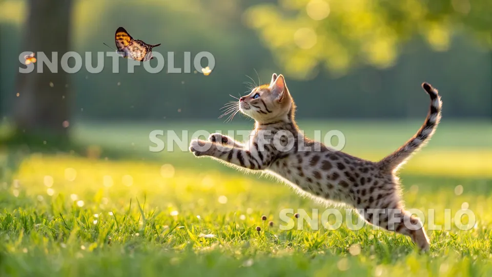 Serene Echo of the Siamese-Ocicat Mix
