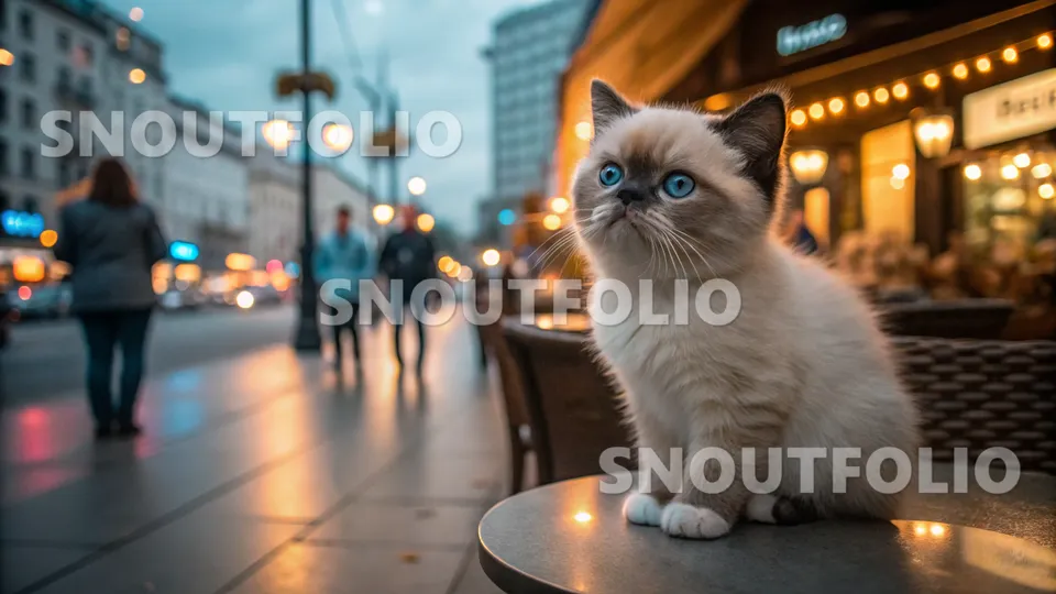 Loyal Spark of the British Shorthair-Siamese Mix