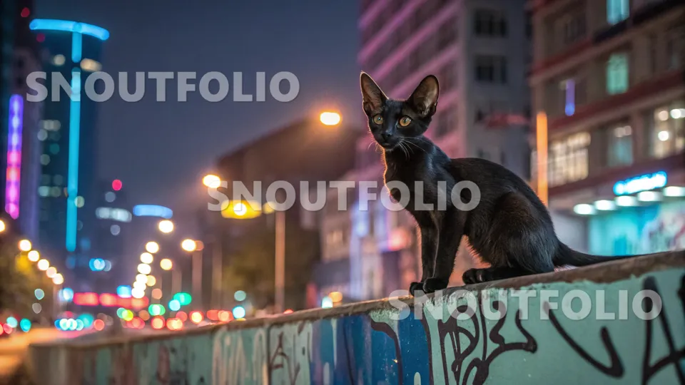 Gentle Glimpse of the Oriental Shorthair