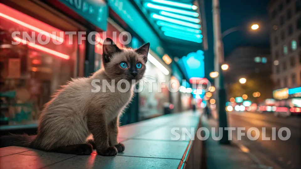 Silent Whiff of the Serengeti-Siamese Mix