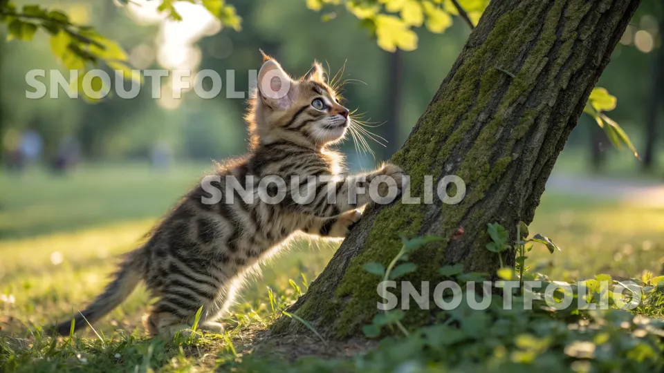 Radiant Echo of the Toyger-Maine Coon Mix
