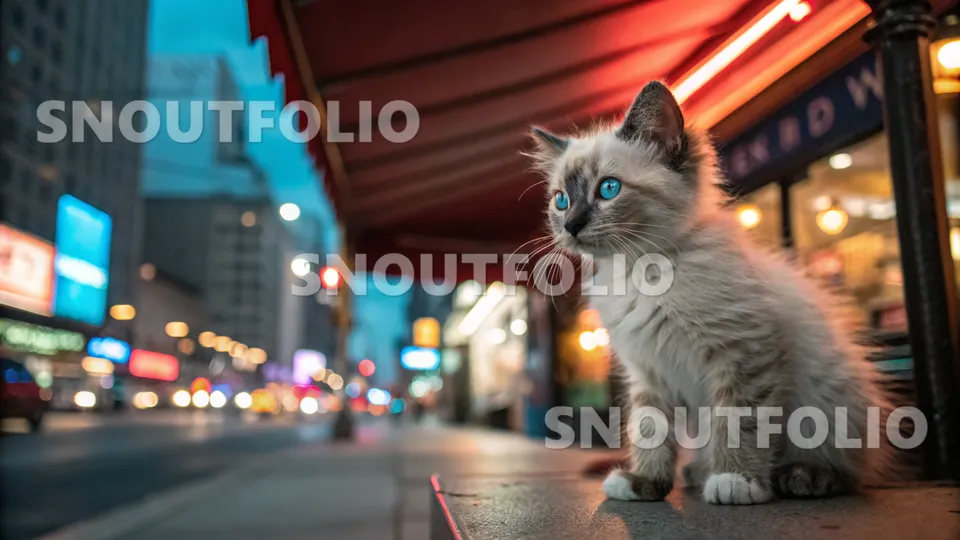 Elegant Essence of the American Wirehair-Siamese Mix