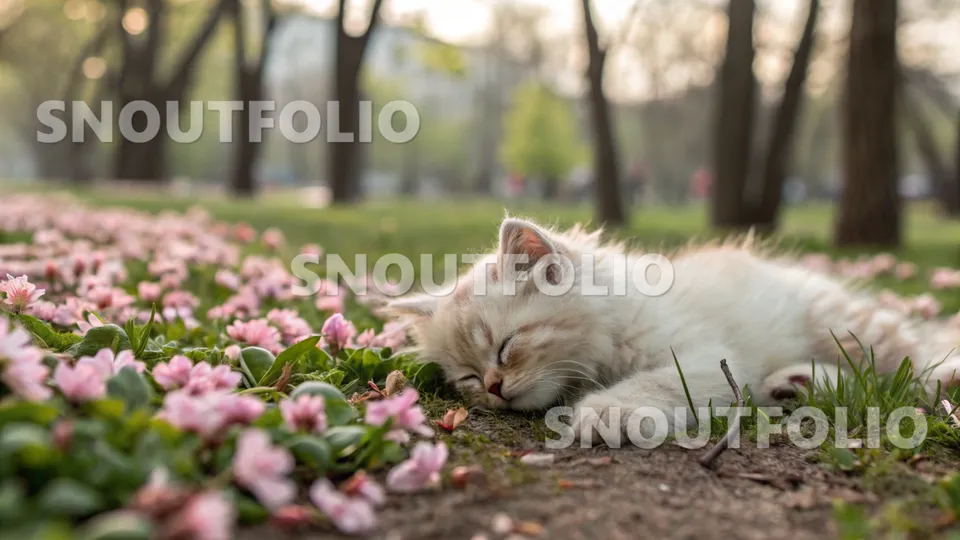 Serene Glimpse of the Minskin-Persian Mix
