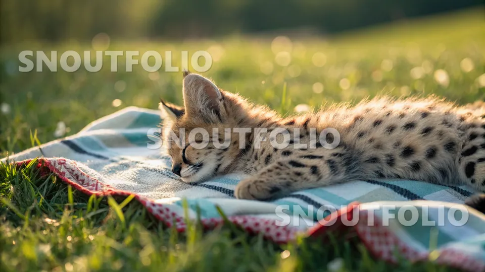 Elegant Sight of the Himalayan-Savannah Mix
