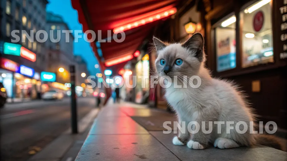 Curious Flare of the Napoleon-Siamese Mix