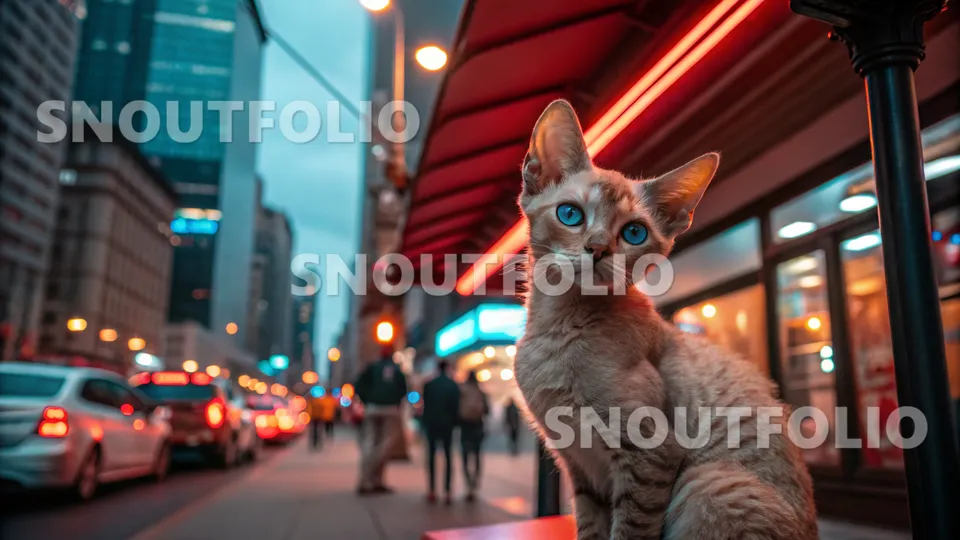 Faithful Soul of the Devon Rex-Siamese Mix