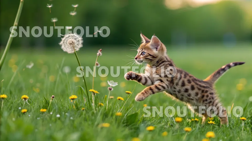 Quiet Silhouette of the Ocicat