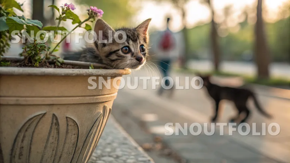 Witty Portrait of the Oriental Shorthair-Munchkin Mix