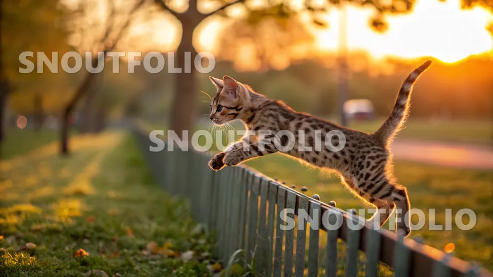 Radiant Spirit of the Savannah-Ocicat Mix