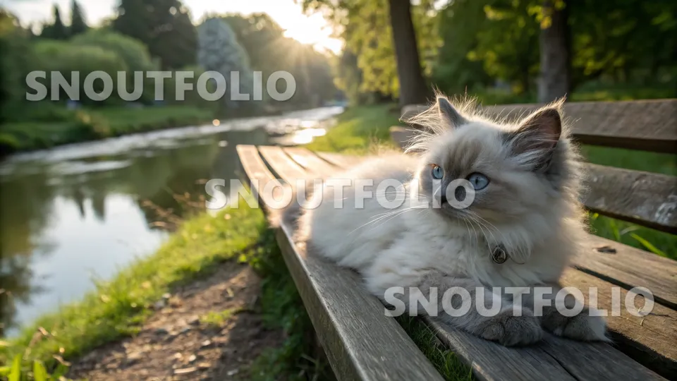 Wild Wanderer of the Ragdoll-Siberian Mix