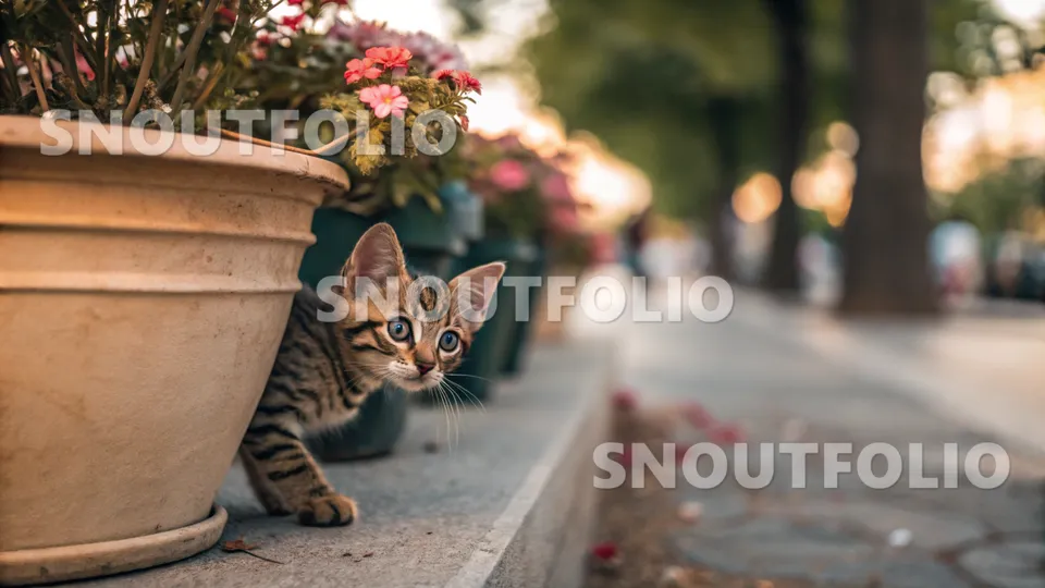 Lively Echo of the Munchkin-Toyger Mix