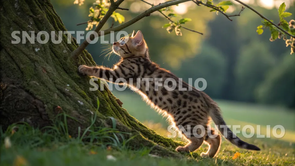 Witty Sight of the Bengal-Siberian Mix