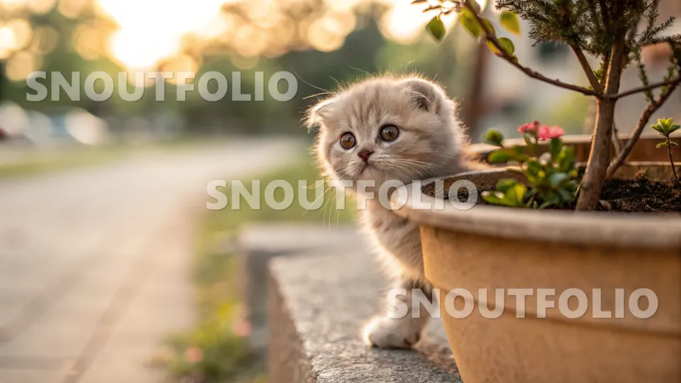 Calm Essence of the Munchkin-Scottish Fold Mix