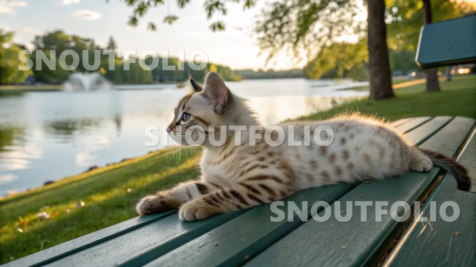 Gentle Presence of the Ragdoll-Bengal Mix