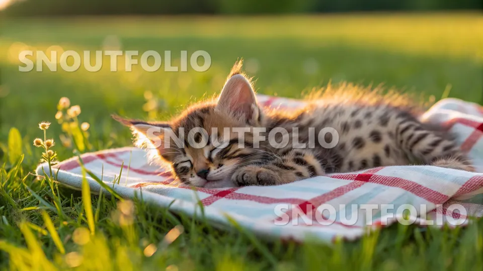 Curious Wanderer of the Bengal-Ragdoll Mix