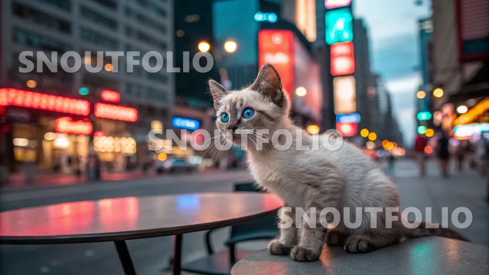 Serene Aura of the Minskin-Siamese Mix