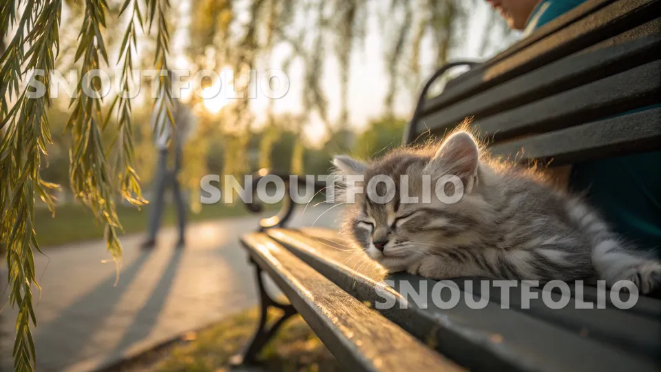 Silent Gaze of the Stardust Tabby-Celestial Longhair Mix