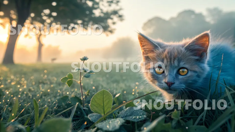 Elegant Soul of the Ember Shorthair-Frostpoint Shorthair Mix