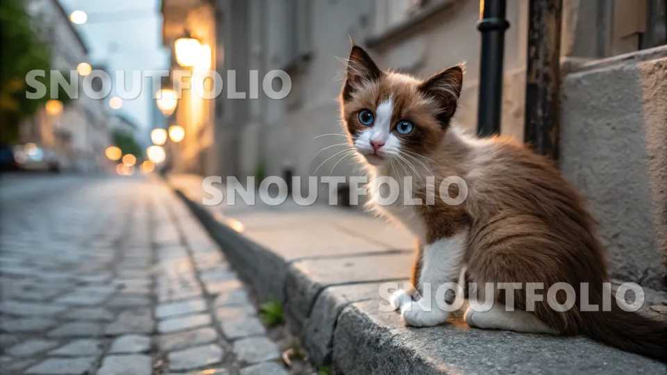 Playful Portrait of the Malayan Shorthair-Seychellois Mix