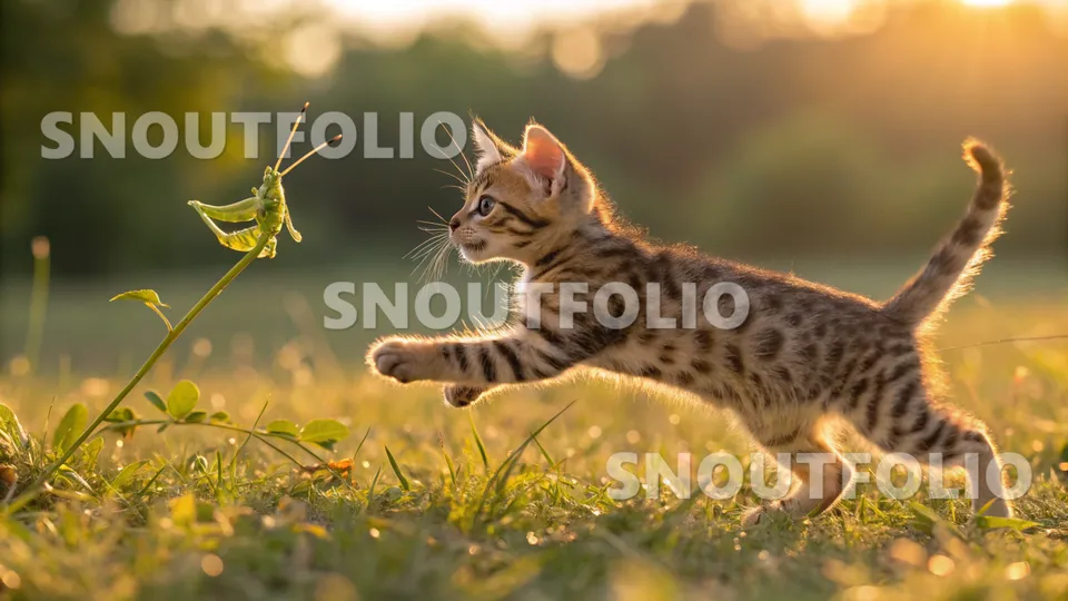Radiant Pose of the Egyptian Mau