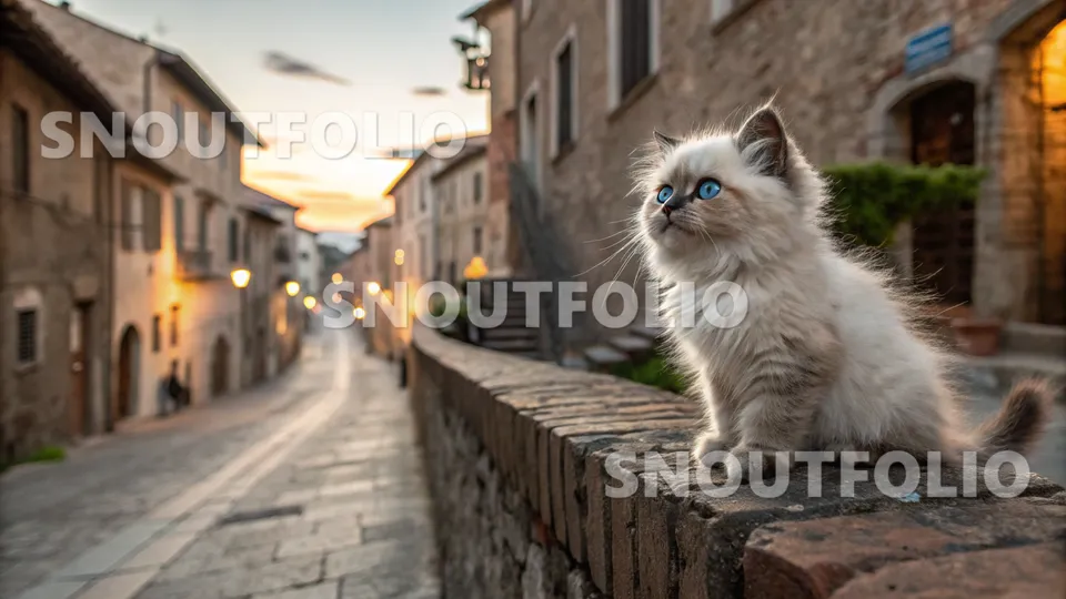 Lively Companion of the Siamese-Persian Mix