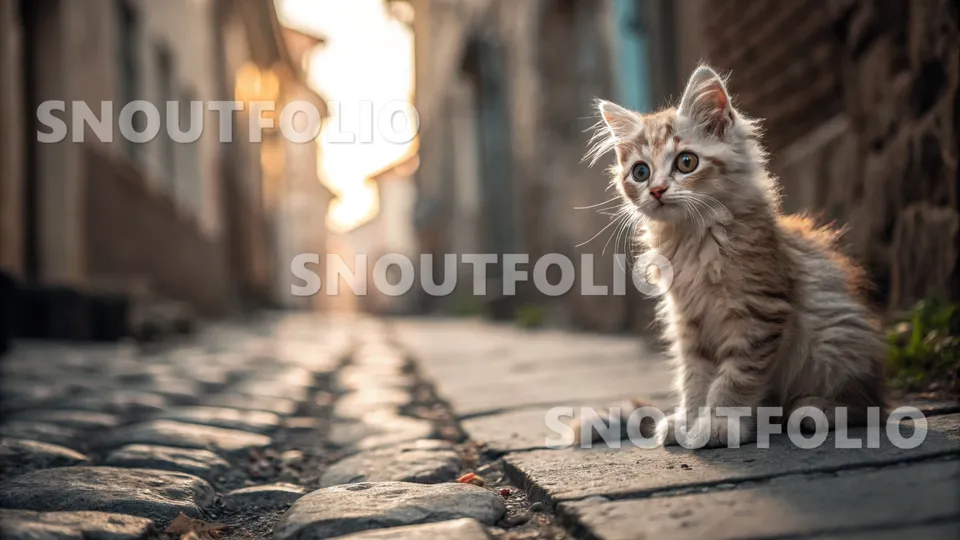 Lively Silhouette of the American Curl