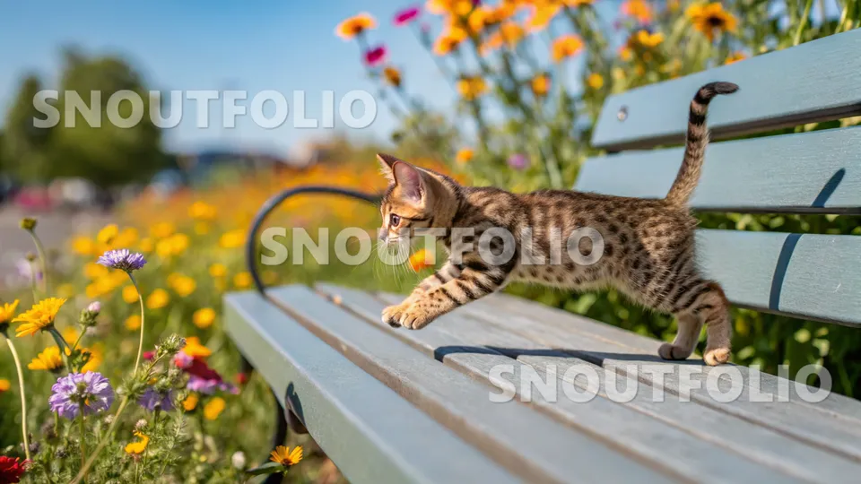 Graceful Whisper of the Ocicat-Bengal Mix