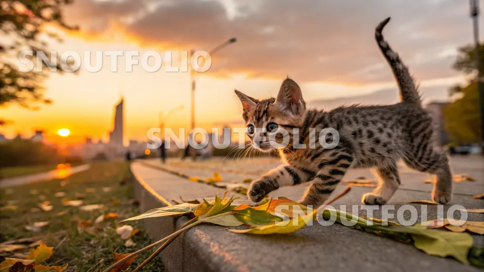 Serene Charm of the Savannah-Munchkin Mix