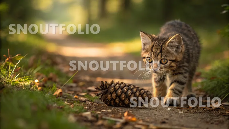 Charming Silhouette of the European Shorthair