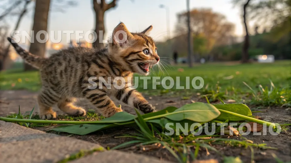 Radiant Gaze of the Toyger-Munchkin Mix