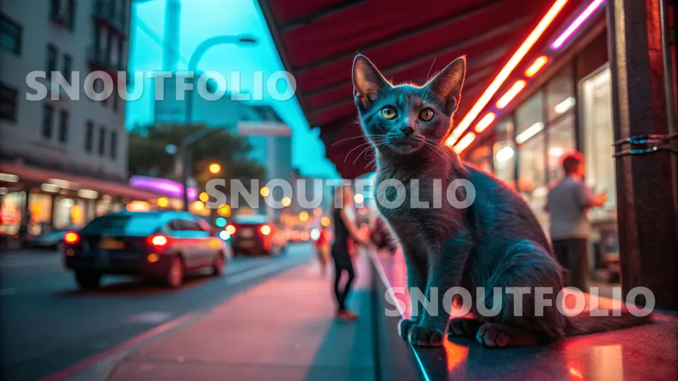 Faithful Portrait of the Korat-Oriental Mix