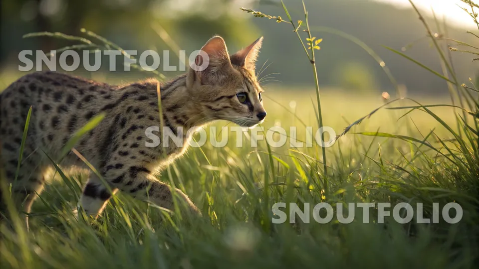 Majestic Charm of the Chausie-Bengal Mix
