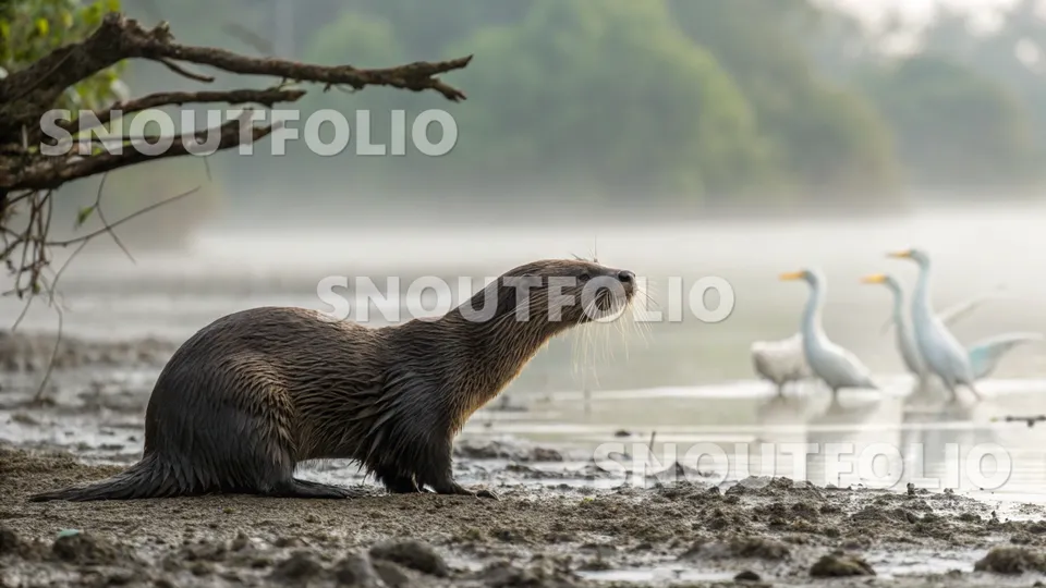 Loyal Whisper of the Smooth-coated otter