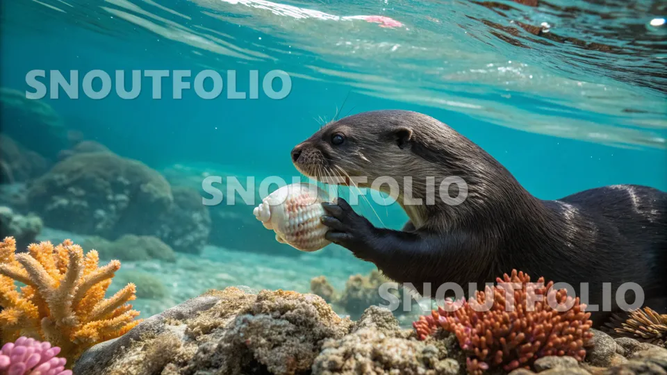 Loyal Presence of the Asian small-clawed otter