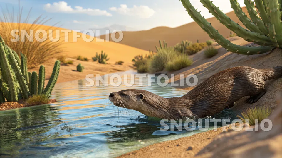 Mighty Whiff of the North American river otter