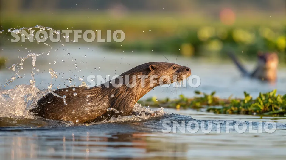 Majestic Essence of the Neotropical otter