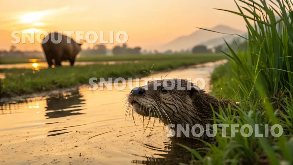Calm Soul of the Hairy-nosed otter