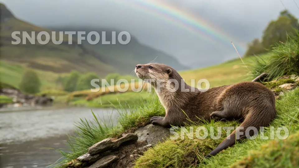 Calm Echo of the European otter