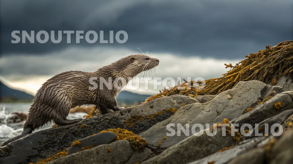 Radiant Glimpse of the Marine otter