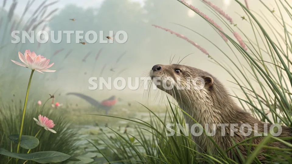 Silent Companion of the Hairy-nosed otter