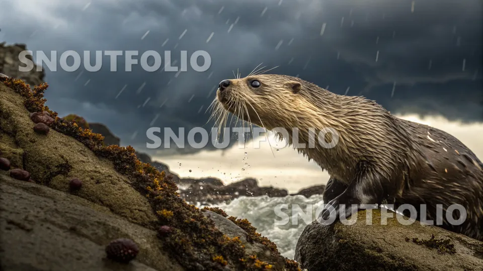 Golden Charm of the African clawless otter